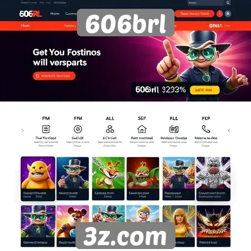 Recursos e funcionalidades do site 606brl