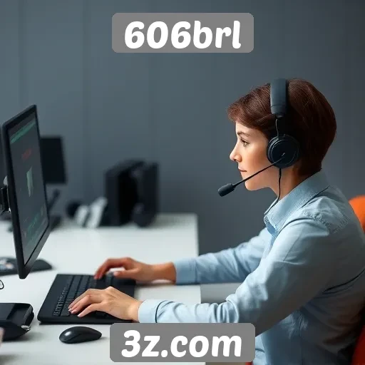 Desempenho do suporte ao cliente do 606brl