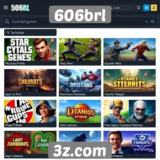 Comparativo de jogos populares no 606brl