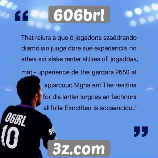 Feedback de jogadores sobre a experiência no site 606brl