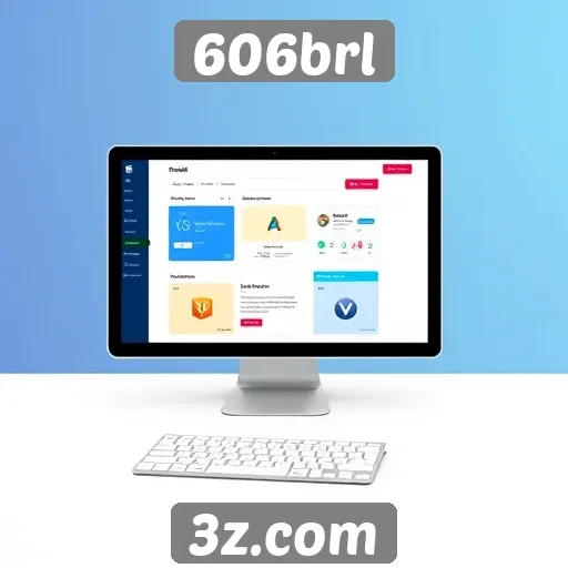 Análise da interface do usuário no site 606brl